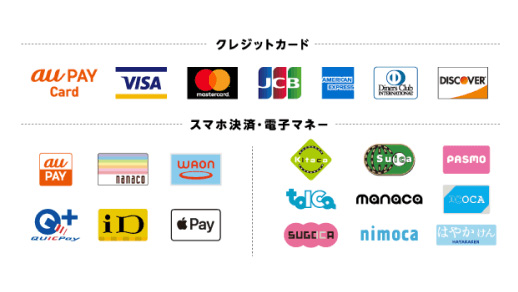 VISA MASTER 対応可能クレジットカード